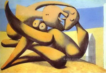 Figuren am Strand 1931 Kubismus Pablo Picasso Ölgemälde